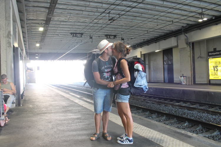 Bacio stazione Montpellier